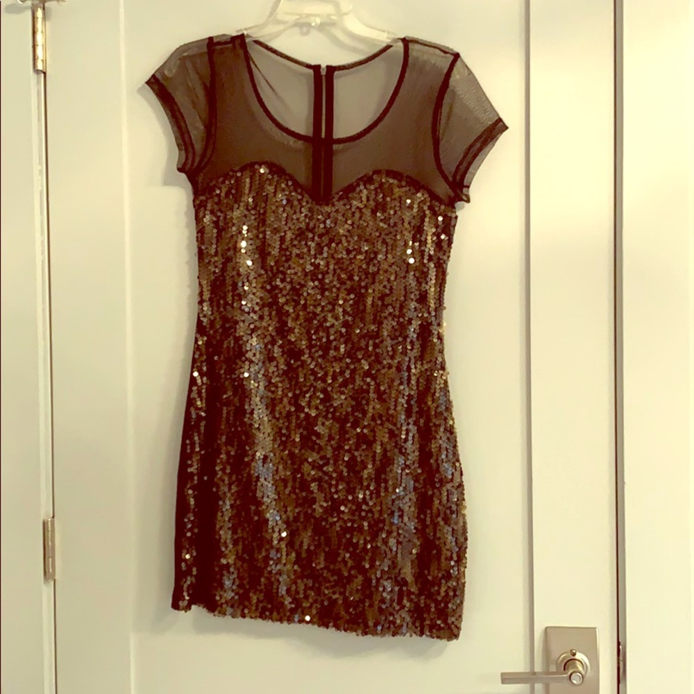 Handmade, mini dress.
